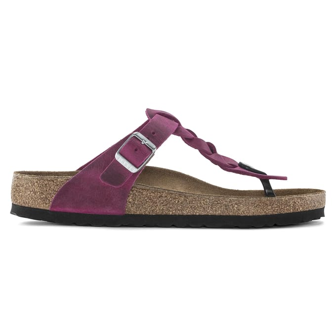 Geoliede leren sandalen voor vrouwen Birkenstock Gizeh Oiled