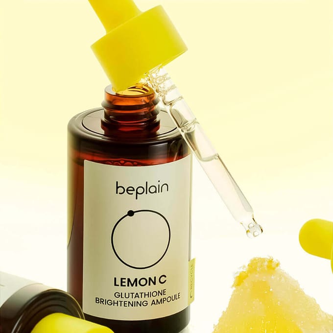 Ampoule éclaircissante au Glutathion Vitamine C Citron 30ml BOUTIQUE ORIGINALE yellow