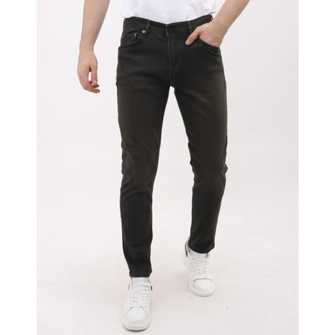 Spijkerbroek Mannen - Regular Fit - Heren Jeans Stretch - MM-R-17 - Bruin