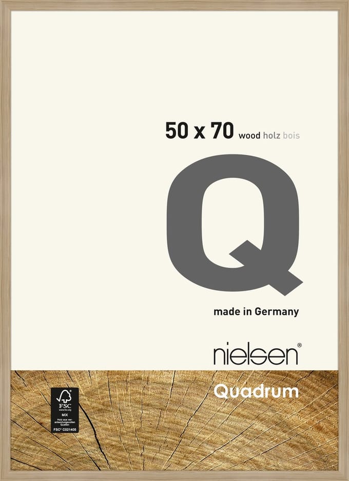 Nielsen Quadrum Houten Wissellijst Oak Natural 50x70cm