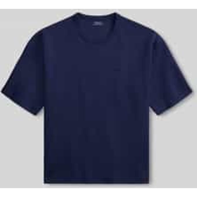 Loose fit T-shirt van katoenmix