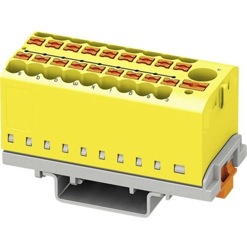 Phoenix Contact 3273116 Verdeelblok 28.6 mm Spanveer Geel 8 stuk(s)