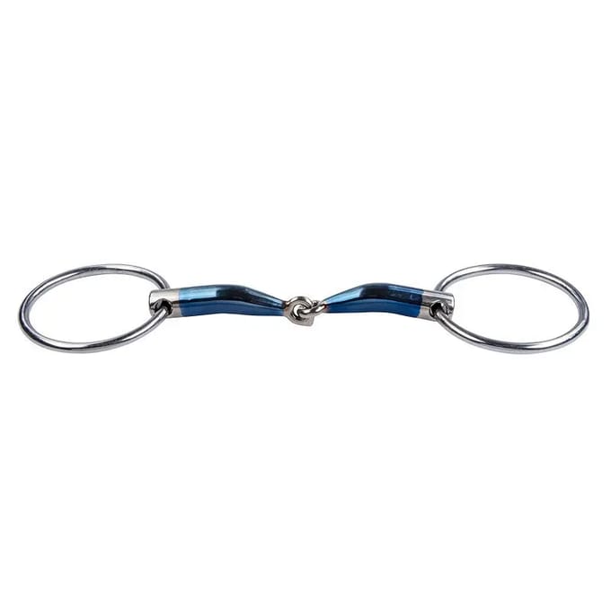 Dubbel bit voor paarden Trust Sweet Iron Loose ring locked 16