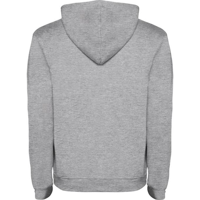 Roly Heren Urban Plain Heather Hoodie (Heide Grijs/Zwart)