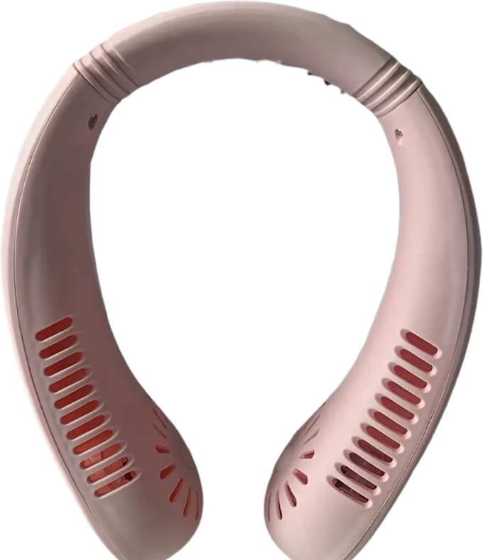 Bovista Nekventilator - Draagbare Gezichtsventilator - Neck Fan - Met Koeling - Hals - Hoofd - Roze - Hals