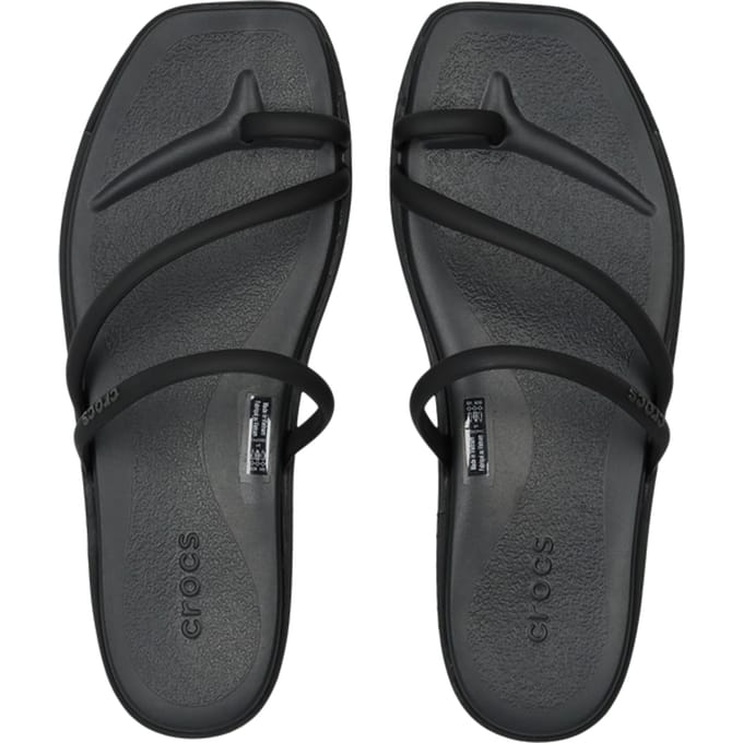 Crocs Miami Slippers en Sandalen Dames - Zwart - Maat 42-43 - Plastic
