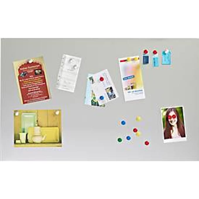 Magneetbord, rvs, 965 x 600 mm