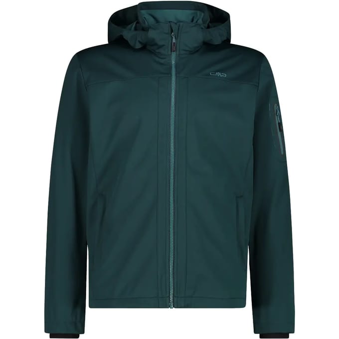 Cmp Zip Hood 39a5027 Softshelljack Groen 2XL Man