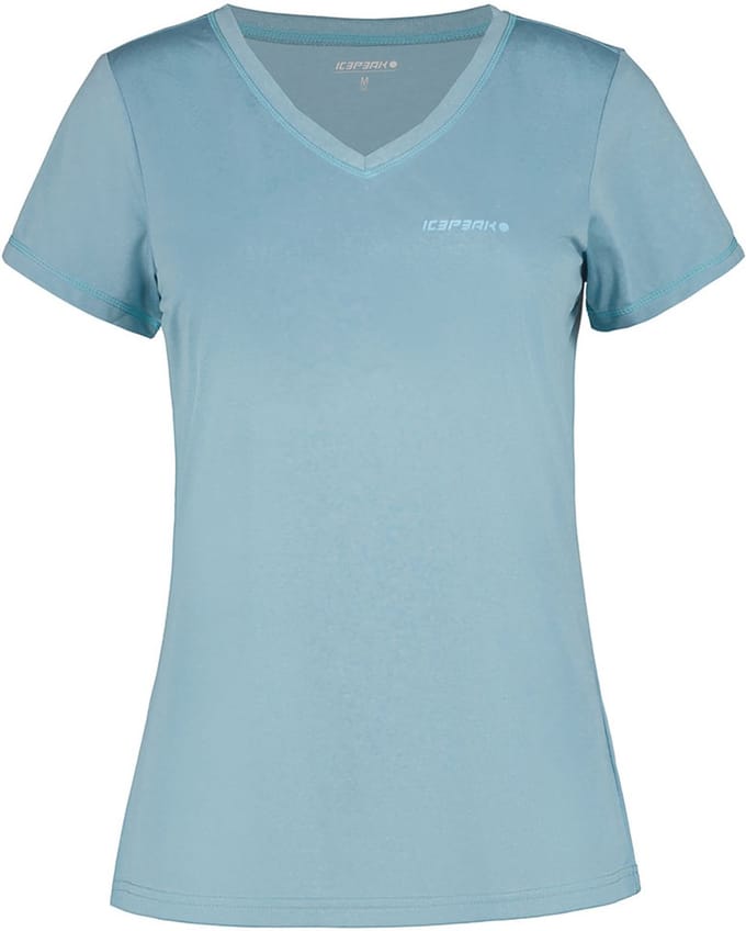 Icepeak Beasley T-shirt Met Korte Mouwen Blauw M Vrouw
