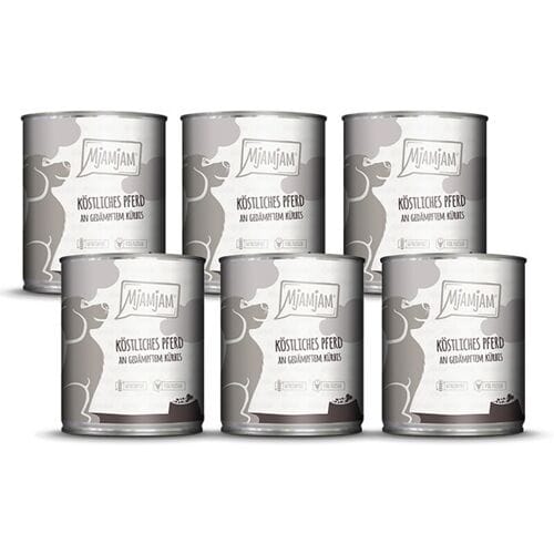 MjAMjAM - Exquise Paardenvlees met Gestoomde Pompoen 800 g x 6