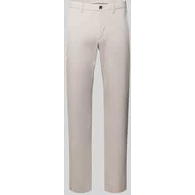 Regular fit chino van katoenmix, model 'DENTON'