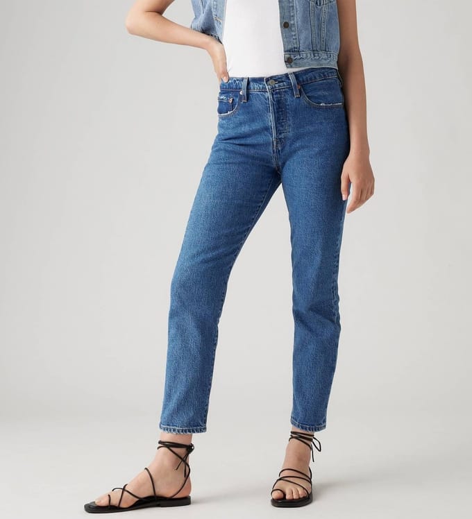 Levi's Jeans Blauw 30 L28 Dames