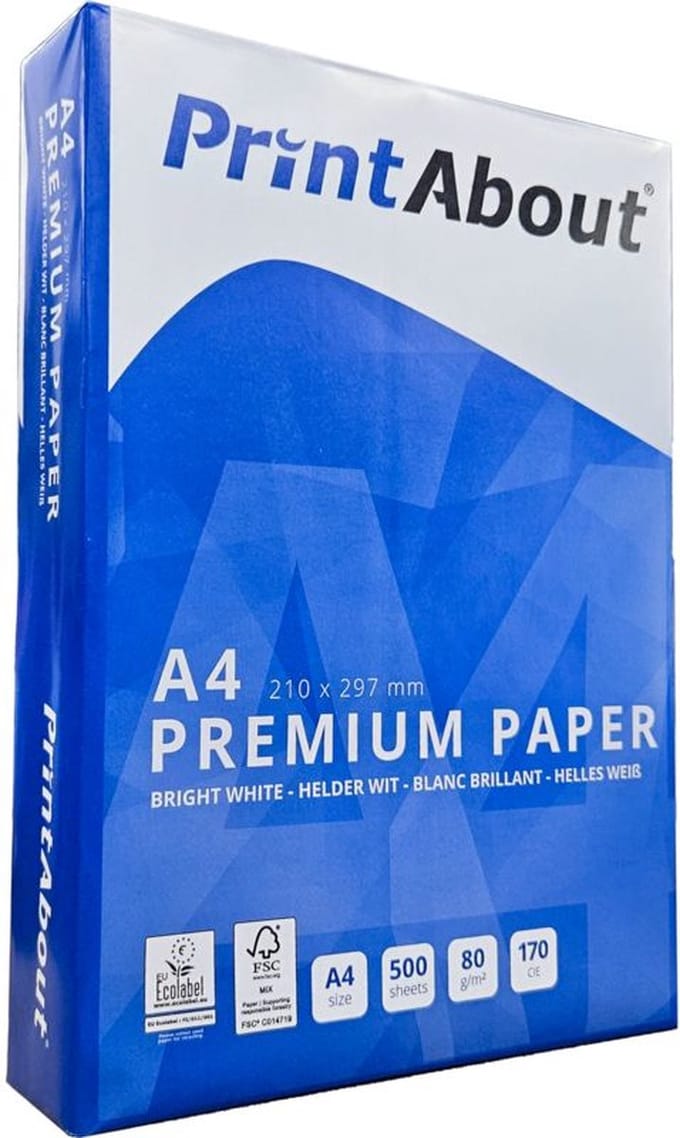 PrintAbout Premium A4 papier 1 pak (500 vel)