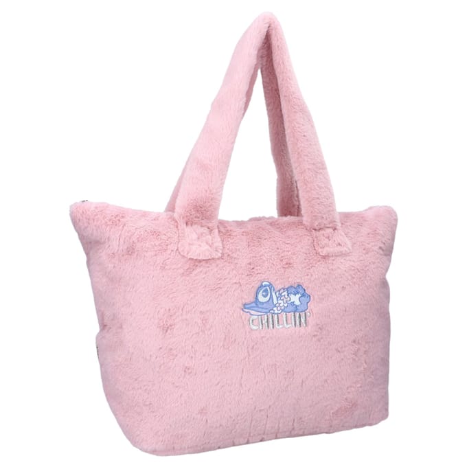 Lilo & Stitch Head In The Clouds - Chillin' Unisex Katoenen tas - roze - Standard
