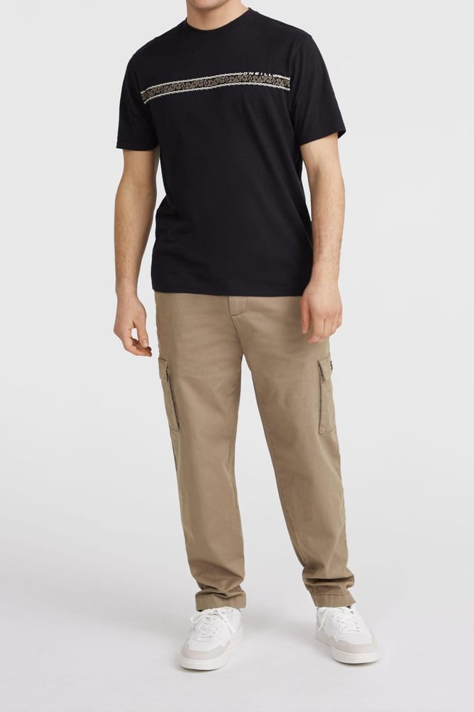 O'Neill  Ikat Stripe T-shirt Black Out Taglia: S | Magliette basic Outlet | Uomo | Nero