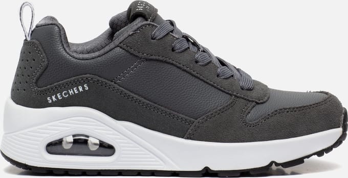 Skechers Uno Sneakers Grijs Suede 082207