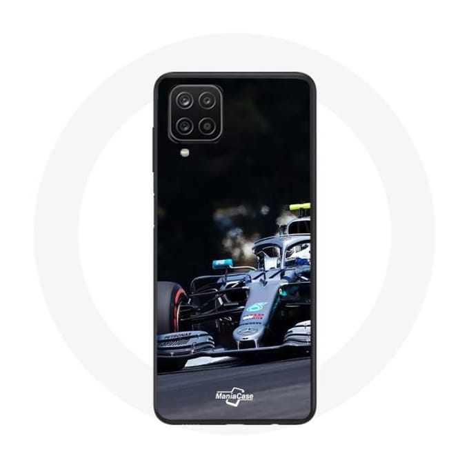 Coque - Formule 1 - Samsung Galaxy A12 - Valtteri Bottas - Noir - Rigide noir