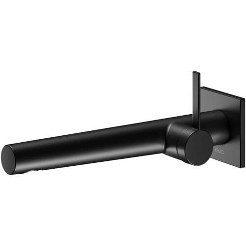 Keuco IXMO Pure Black Selection single lever basin mixer, concealed, angular 59516372102