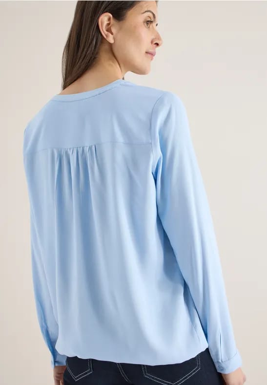 Blouse in effen kleur
