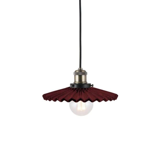 Globen Lighting hanglamp COBBLER, donkerrood, Ø 25 cm