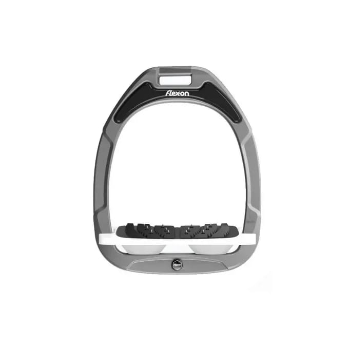 Ultra Grip Aluminium/Grijs/Wit Inclinatie Stirrup Flex-On Green Composite