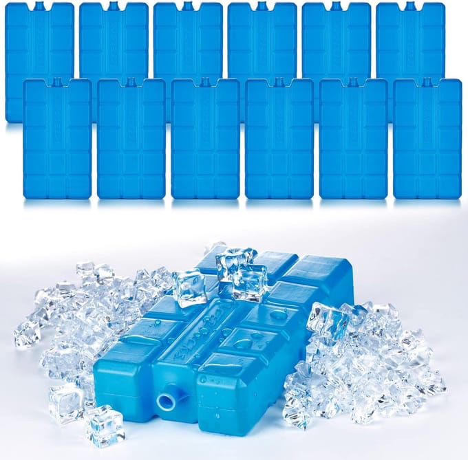 Set van 12 Koelelementen voor Koeltas en Koelbox - 12 Uur Koeling