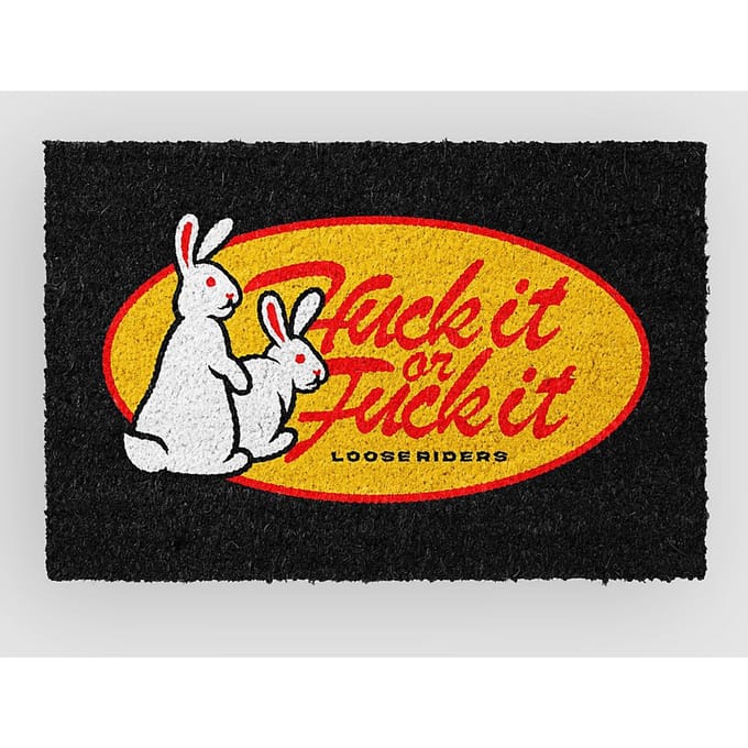 Loose Riders Huck It Doormat zwart