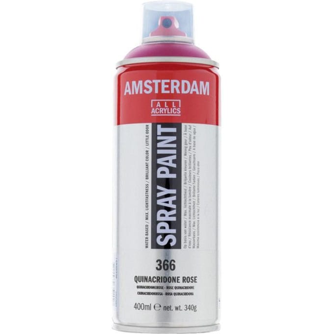 Spuitbusverf - Spraypaint - #366 - Quinacridonerose - Amsterdam - 400ml