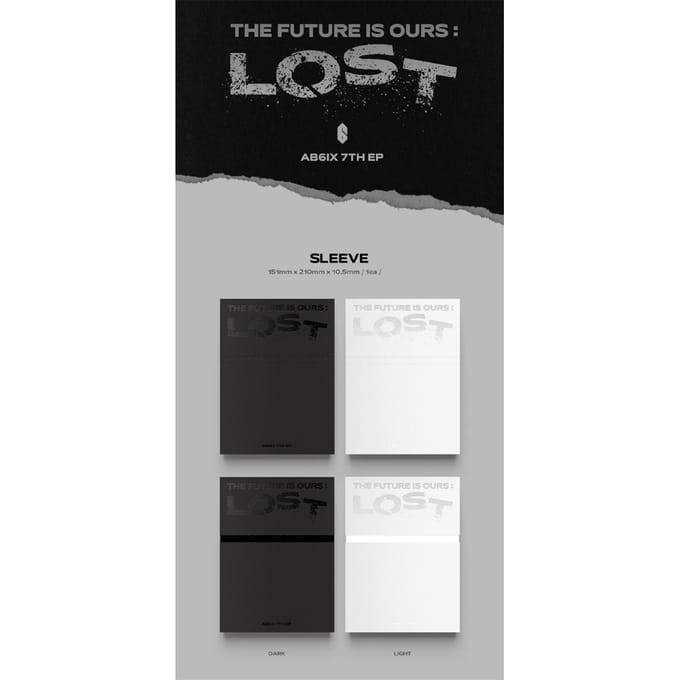 AB6IX - DE TOEKOMST IS VAN ONS : LOST 7e Mini-album RANDOM gray