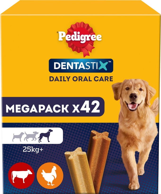 Pedigree Dentastix - Grote Hond - Gebitsverzorging - 42 Kauwsnacks