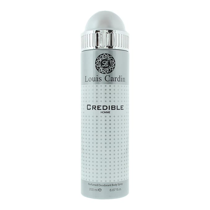 Louis Cardin, Credible Homme, Spray Déodorant, Pour Hommes, 200 ml