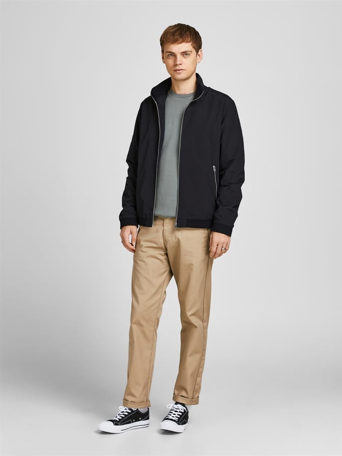 JACK&JONES JJERUSH HARRINGTON BOMBER NOOS Heren Jas - Maat M