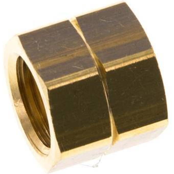 9 G1/4'' LHmm Wartelmoer messing L15.5mm [5 Stuks]