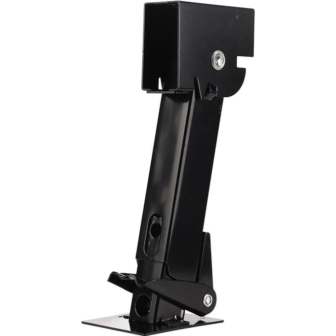Stabilisator Krik 650lbs Ondersteuning 1000lbs Hefcapaciteit Telescopisch Verstelbaar Zwenkbare Neerklapbare Stempoten black