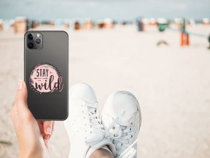 Apple iPhone 11 Pro Max Telefoonhoesje met Naam Boho Stay Wild