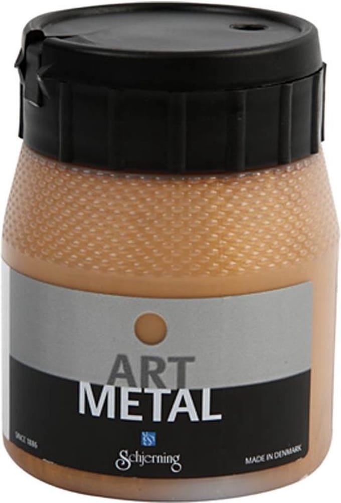 Hobbyverf Metallic, donker goud(5106), 250 ml/ 1 fles