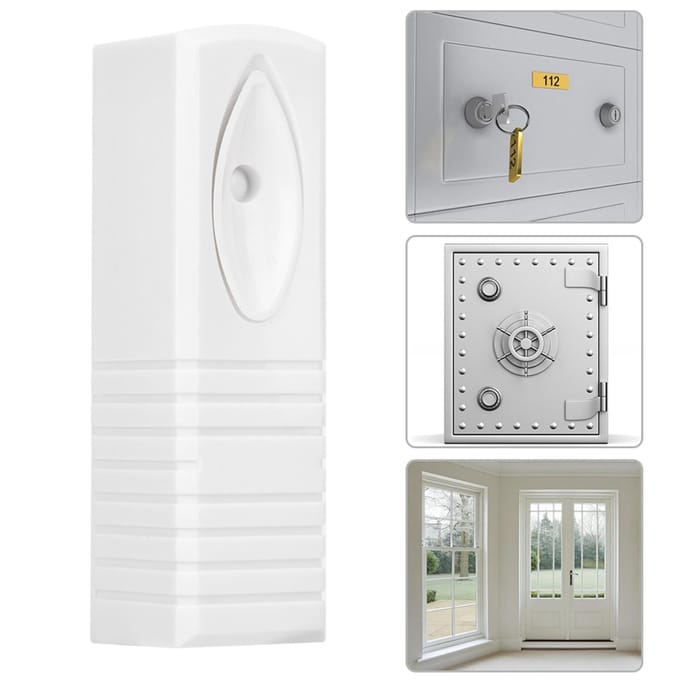 Bedrade Foto-elektrische Vibratie Alarm Sensor Detector Home Beveiligingsalarm Systeem white