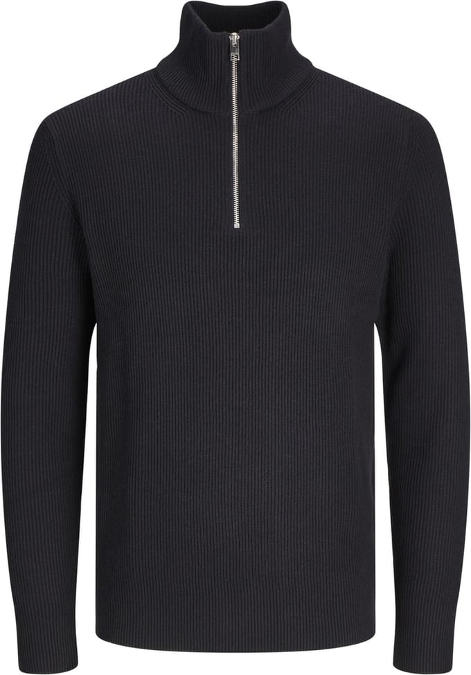 JACK&JONES PLUS JJEPERFECT KNIT HALF ZIP PLS Heren Trui - Maat EU2XL US1L