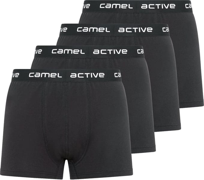camel active Boxershorts in een pak van 4 - Maat - Zwartmenswear-S