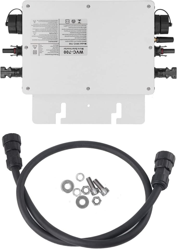 Micro Omvormer - Zonne Energie Converter - Net Koppeling - Wifi Controle - 700 Watt