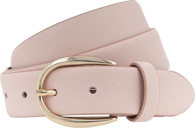 Vanzetti Leren Riem 30mm Leather Belt W100 Pale Rose Roze
