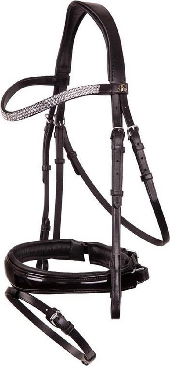 BR Hoofdstel Windermere Zwart - Cob