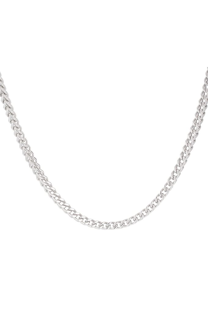 Mannen schakelketting - zilver - yehwang