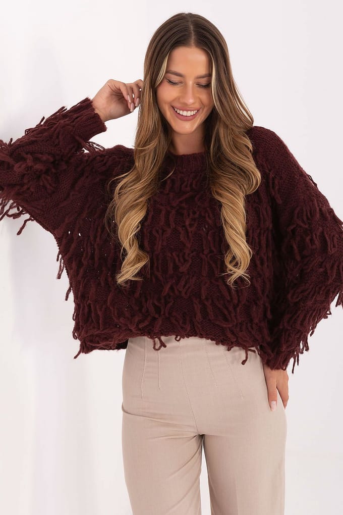 Wild Motion Knit - Bordeaux / One Size