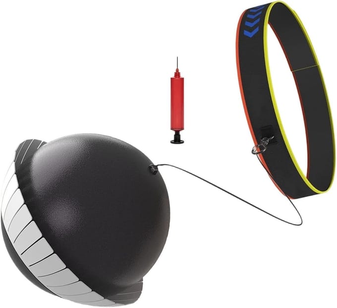 Boksreflexbal - Trainingsbal - Reacties Verbeteren - Verstelbare Hoofdband - Minder dan 21 cm - Zwart