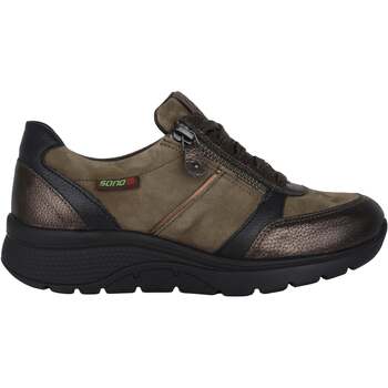Mephisto Sano Izae - dames rollende wandelsneaker - Bruin - maat 36 (EU) 3.5 (UK)