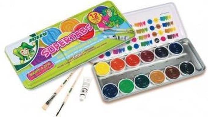 Jolly Jolly Supertabs Waterverf 12 kleuren