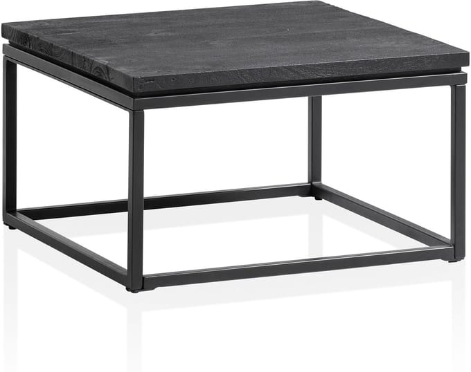 Salontafel mango 60 cm zwart - WL6.986