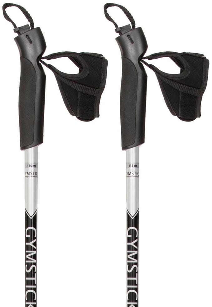 Gymstick Go Walker Stokken Zwart,Zilver 125 cm