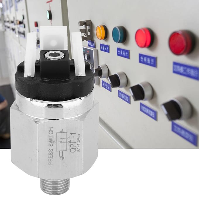 Instelbare drukschakelaar G18in NCNO 0.1~1Mpa Schakelaar AC220V 48VACDC